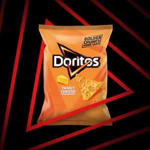 Doritos Tangy Cheese Tortilla Chips, 180g, pack shot 3, available at crisps.biz