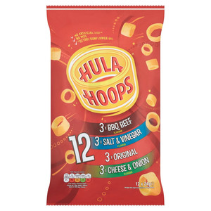 Hula Hoops Variety Potato Rings, 12 x 24g, pack shot 2, available at crisps.biz