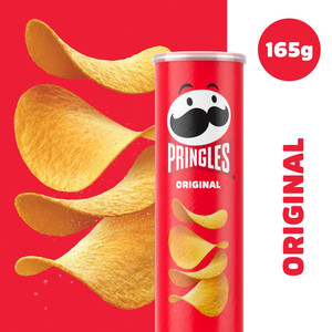 Pringles Original Crisps, 165g, pack shot 2, available at crisps.biz