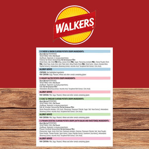 Walkers Classic Variety Crisps, 20 x 25g, pack shot 2, available at crisps.biz
