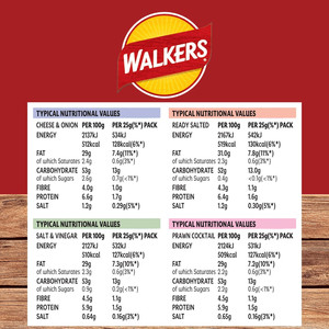 Walkers Classic Variety Crisps, 20 x 25g, pack shot 3, available at crisps.biz