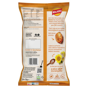 Walkers Hot Honey Crisps, 6 x 25g, pack shot 2, available at crisps.biz