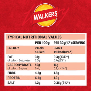 Walkers Ready Salted Crisps, 150g, pack shot 4, available at crisps.biz