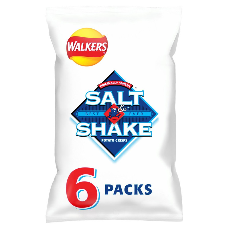 Walkers Salt and Shake Crisps, 6 x 24g, pack shot 5, available at crisps.biz